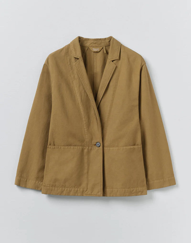 Toast Cotton Linen Twill Jacket Warm Sand