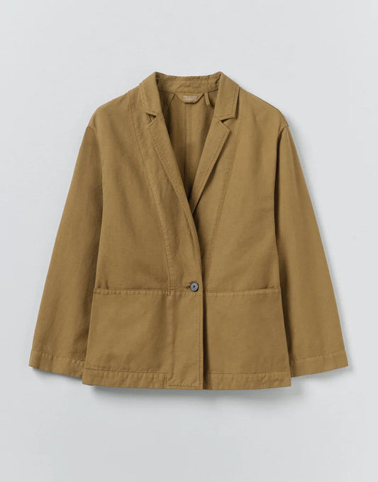 Toast Cotton Linen Twill Jacket Warm Sand