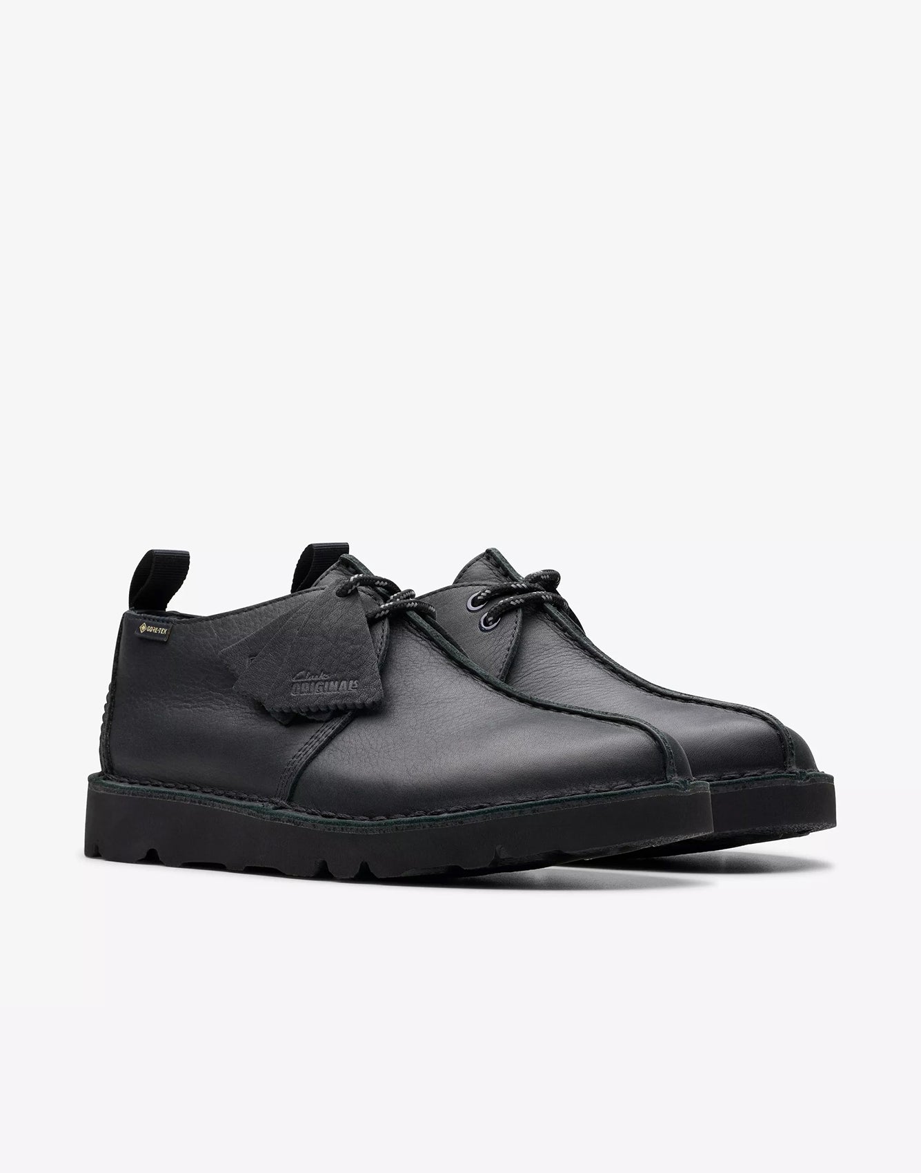 Clarks Desert Trek Gore-Tek Black Leather