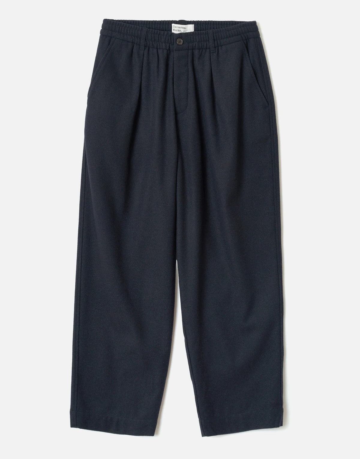 Universal Works Dark Navy Dublin Wool Mix Oxford Pant
