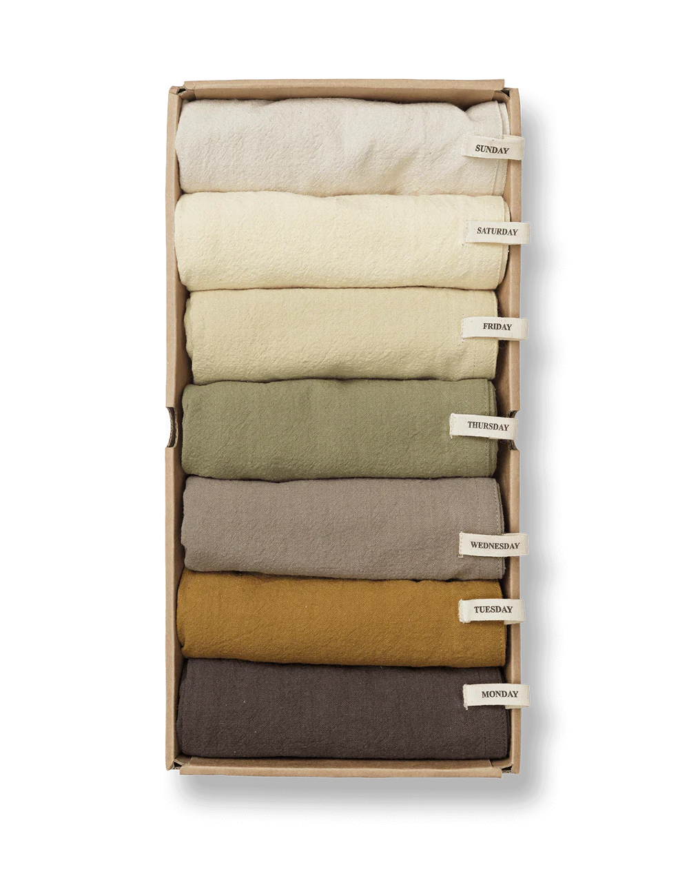 Ferm Living Day Tea Towel - Set of 7 - Calm