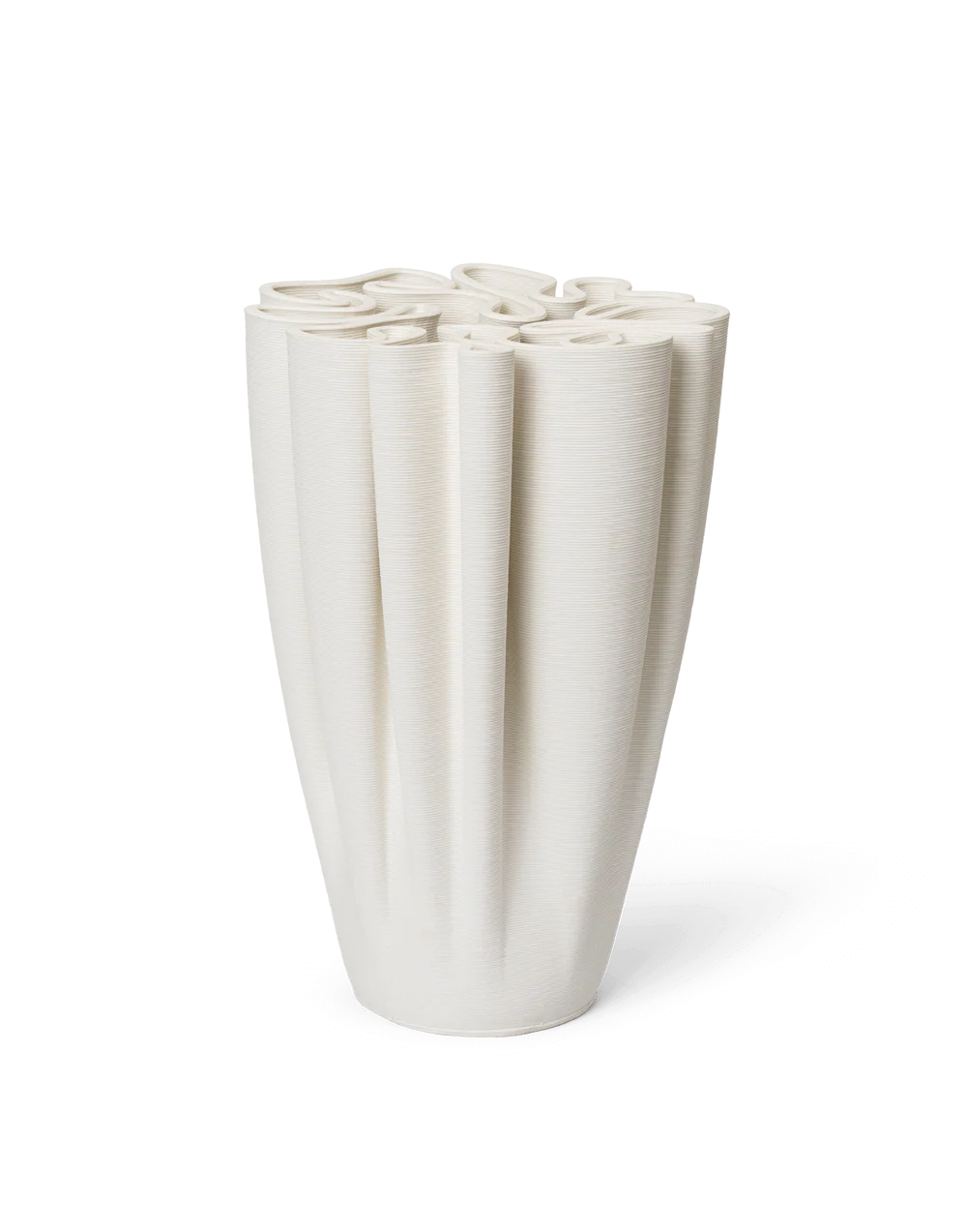 Ferm Living Dedali Vase - Large - Off White