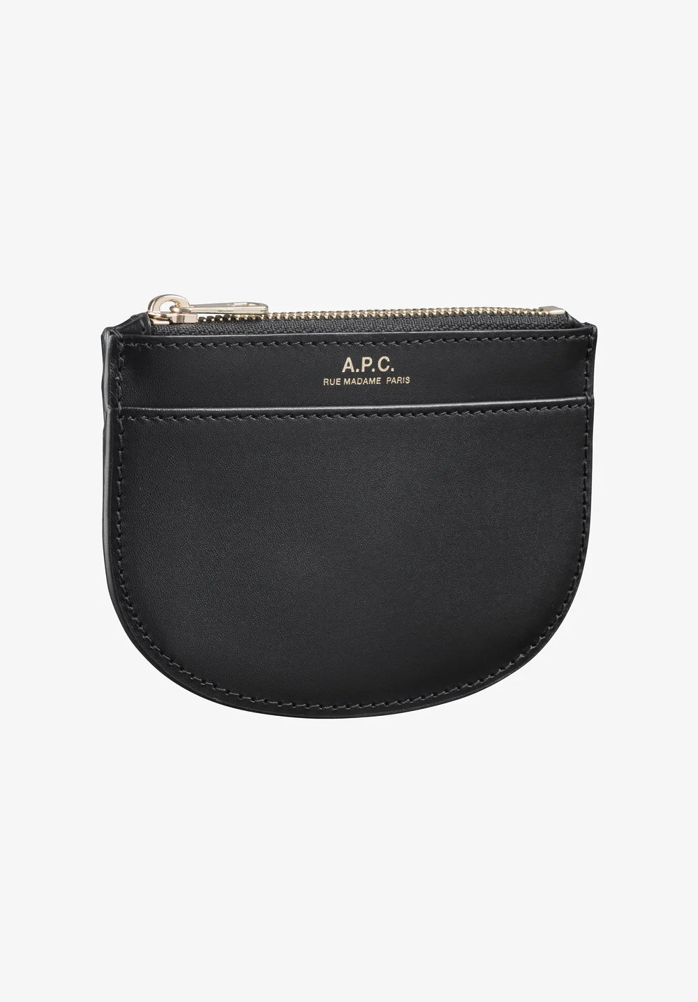 A.P.C. Demi-Lune New Coin Purse Black