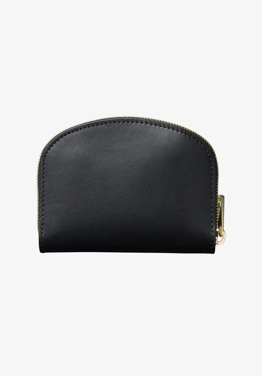 A.P.C. Demi-Lune Compact Wallet Black