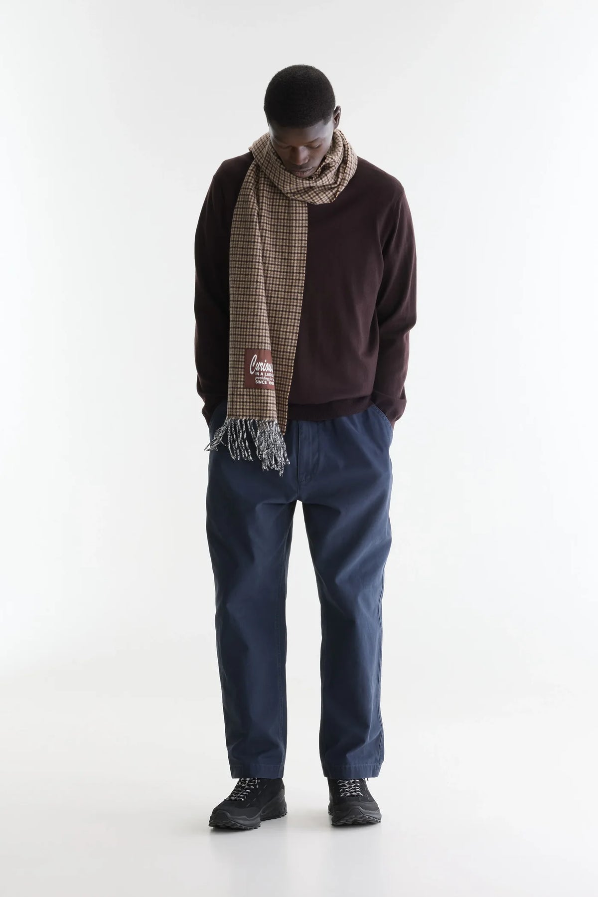 Bellerose Dilles Crewneck Sweater Dark Roast