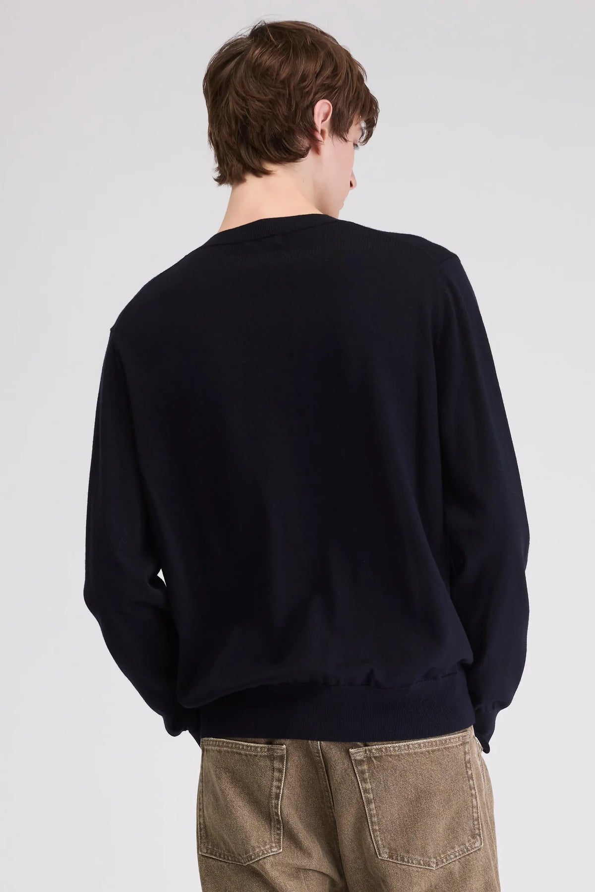 Bellerose Dilles Crewneck Sweater Black Blue