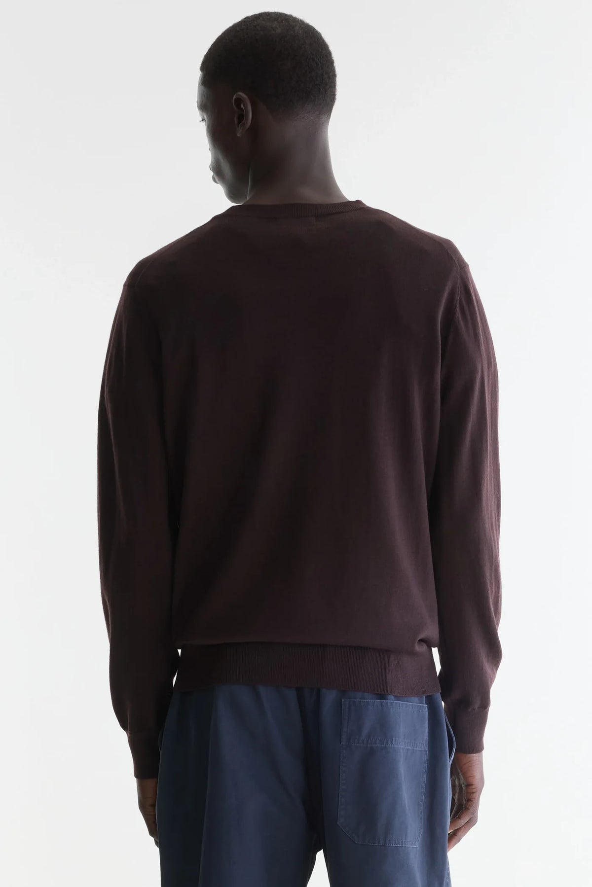 Bellerose Dilles Crewneck Sweater Dark Roast
