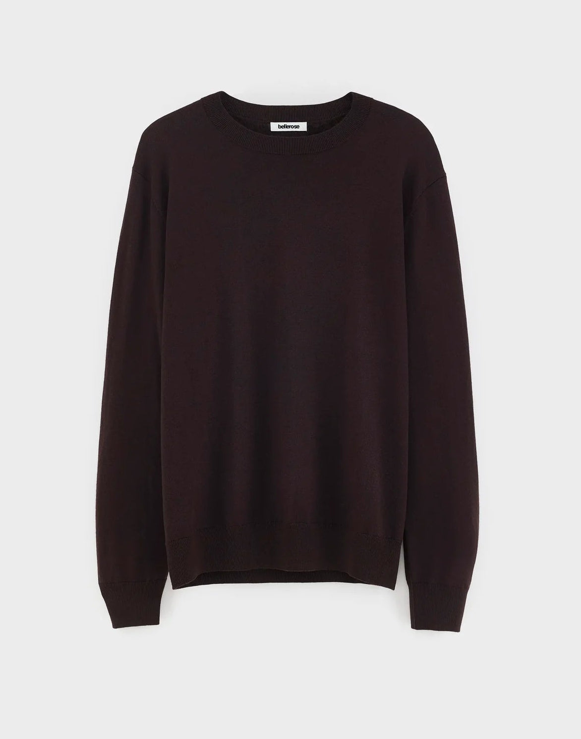 Bellerose Dilles Crewneck Sweater Dark Roast
