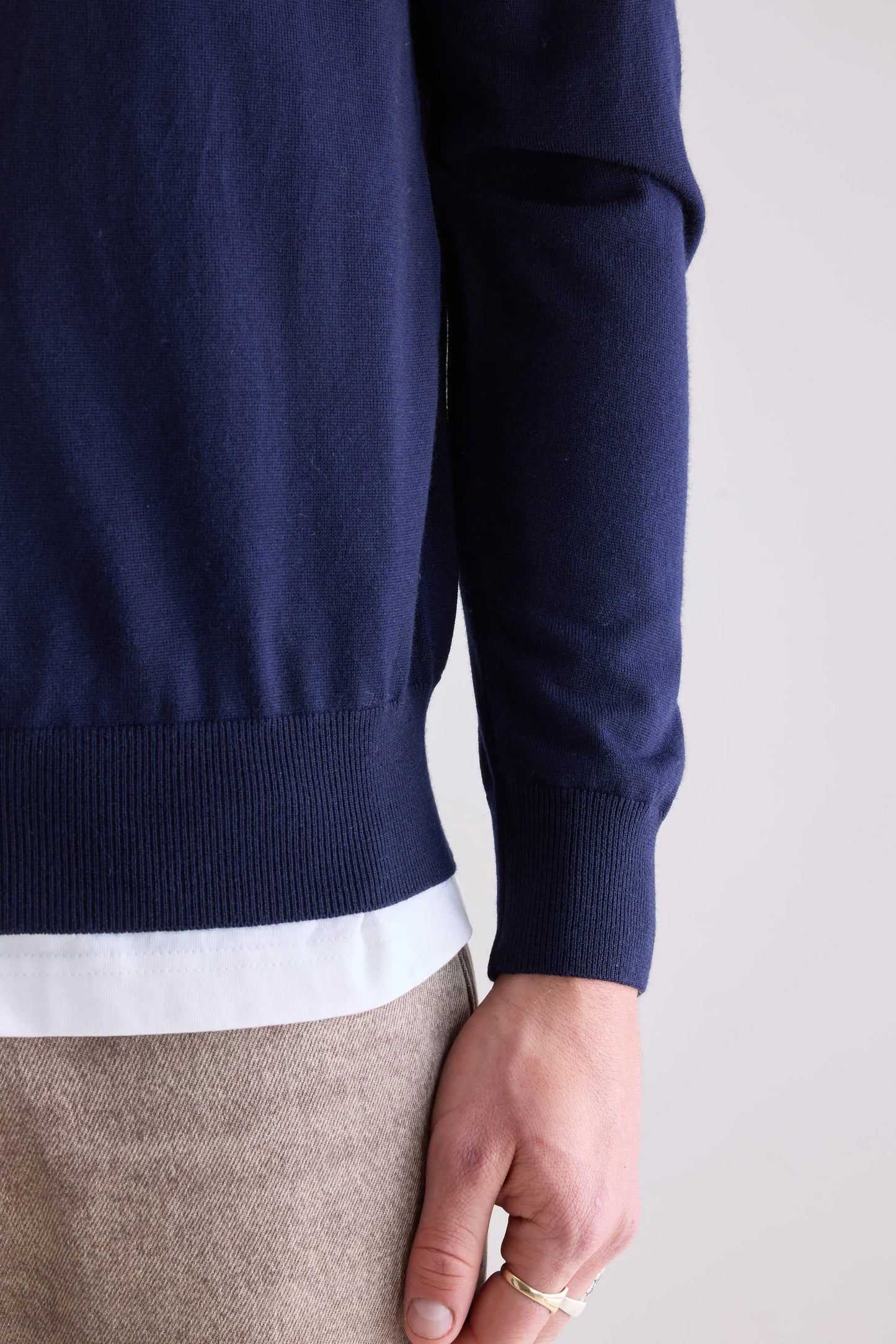 Bellerose Dilliv Crewneck Sweater Navy