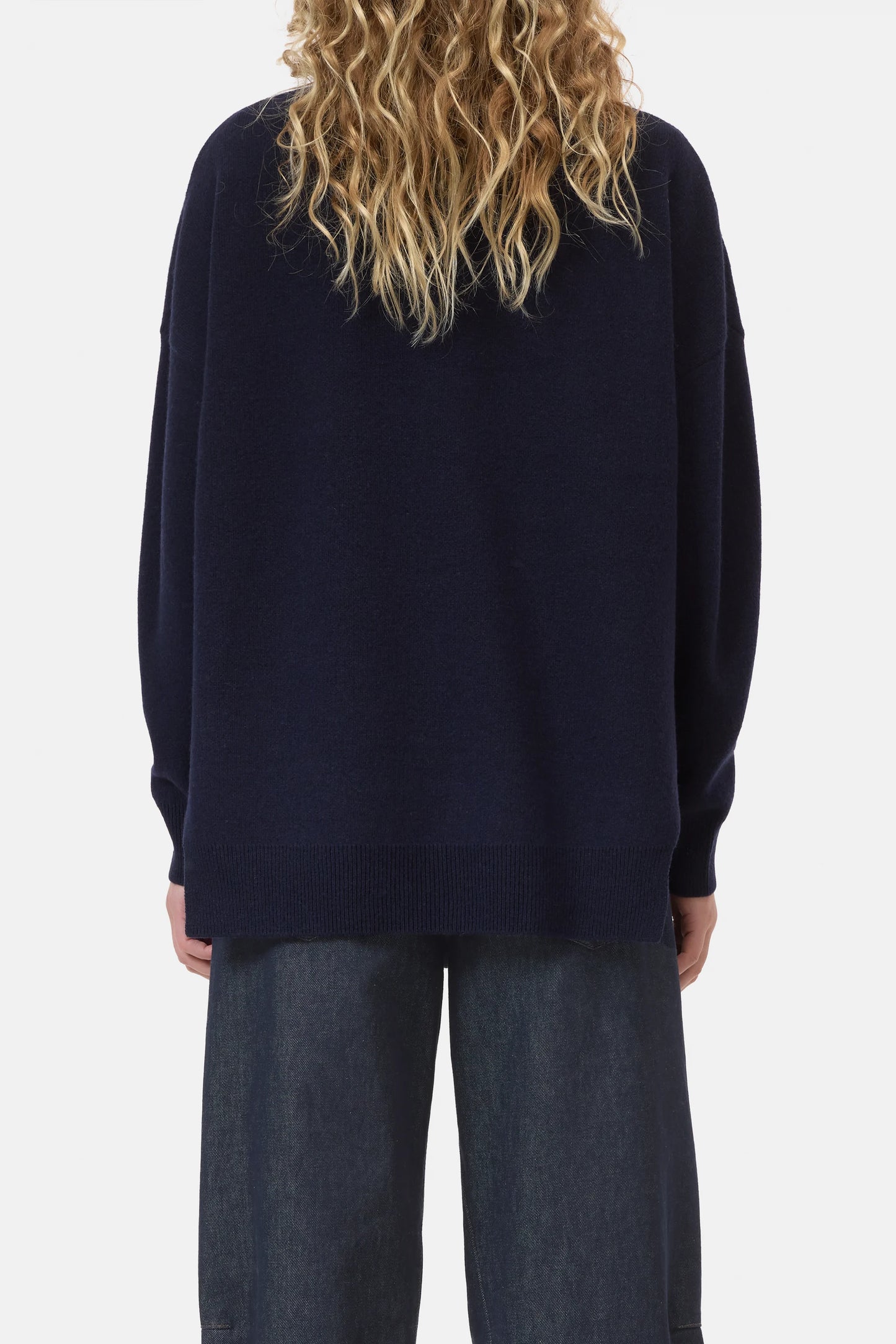 Closed Wool Blend Double-face Jumper Dark Navy
