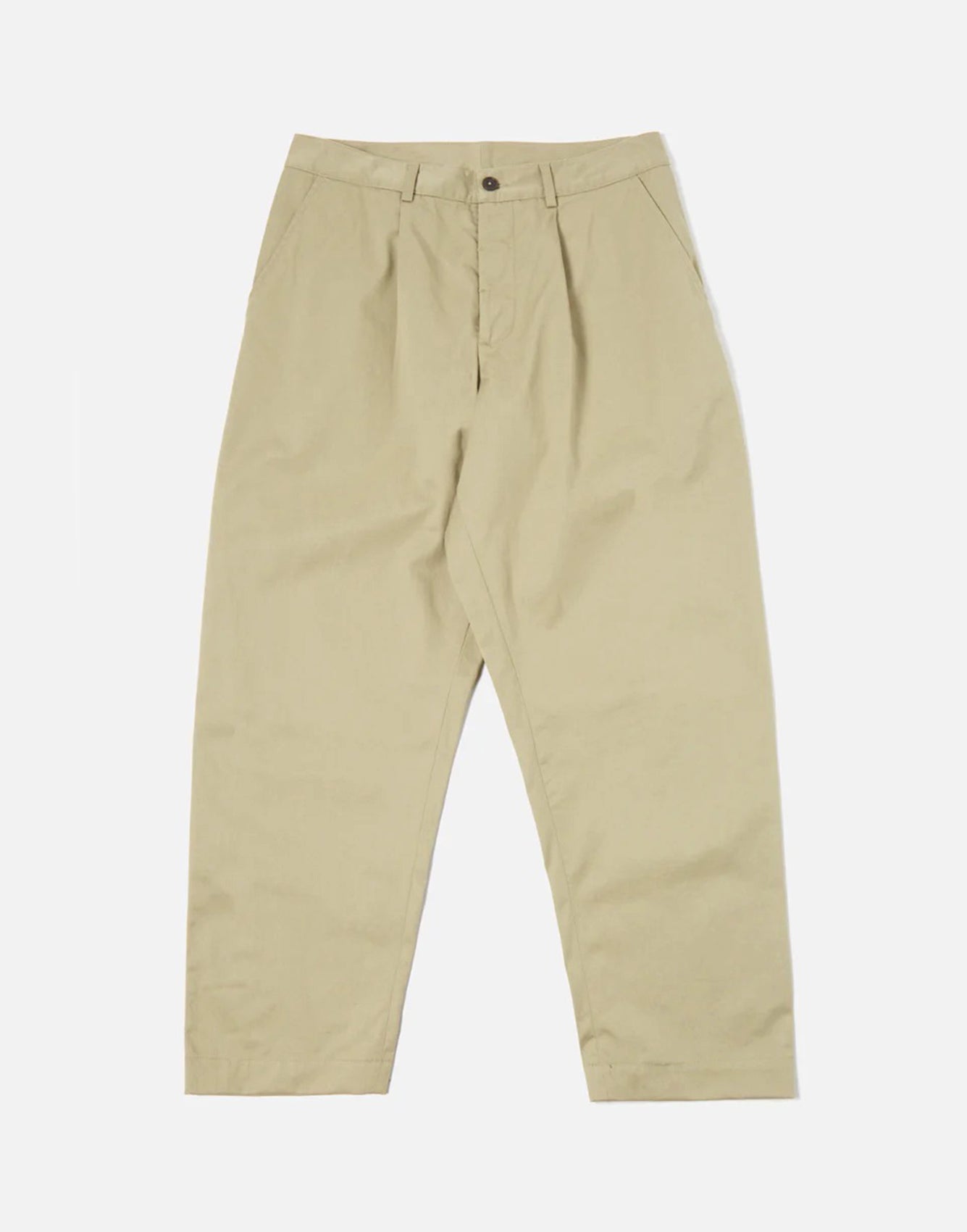 Universal Works Duke Pant In Stone Twill