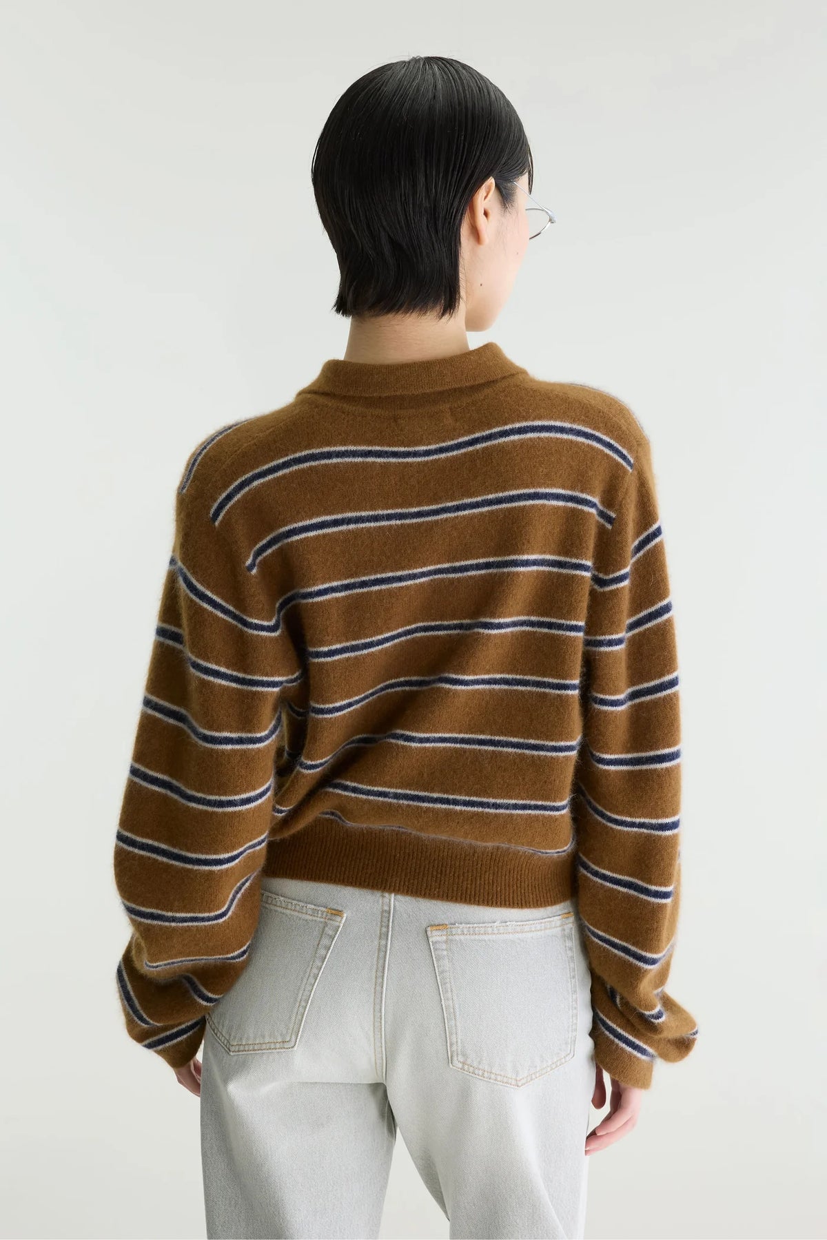 Bellerose Dussyr Striped Polo Sweater