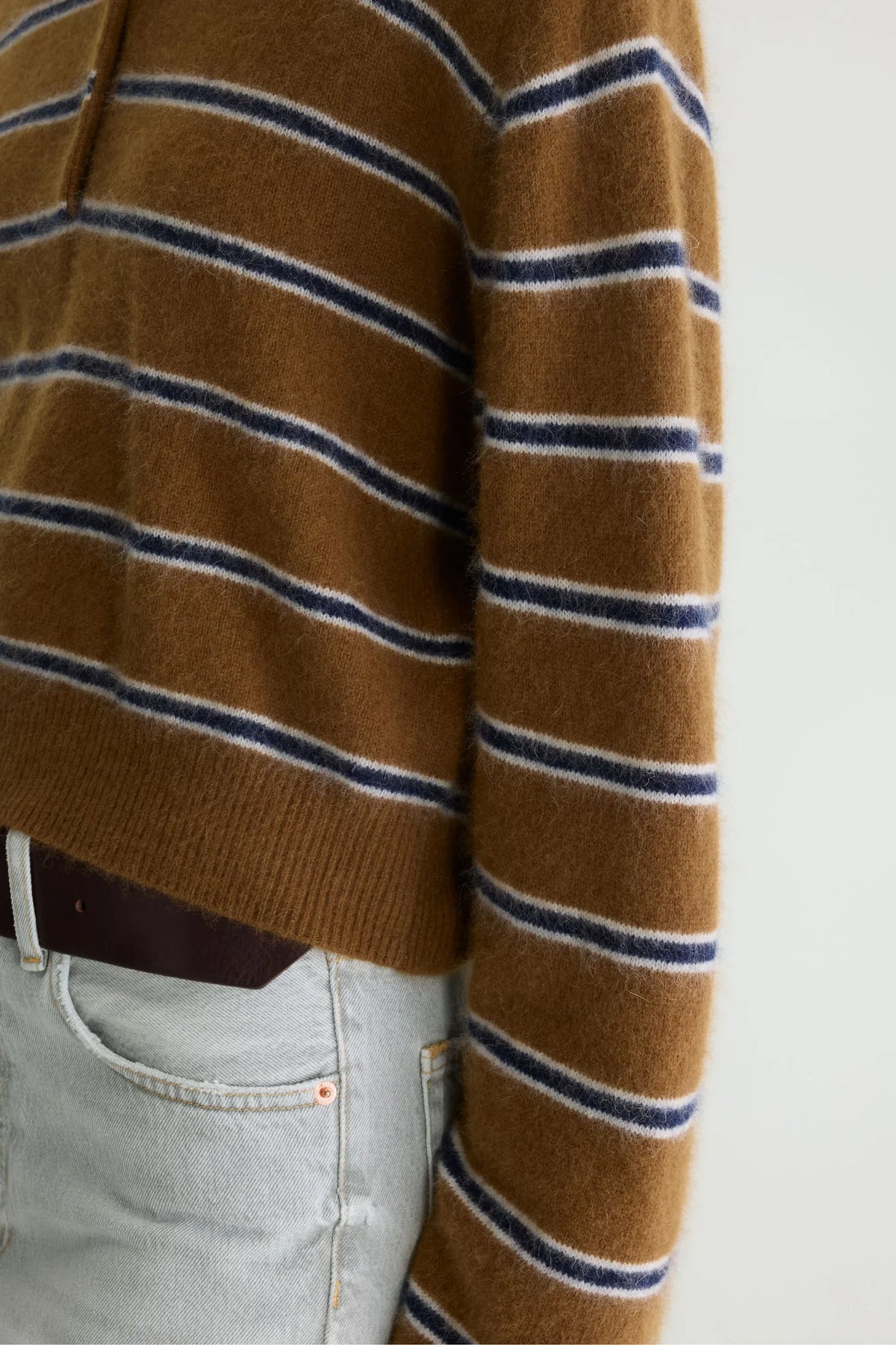 Bellerose Dussyr Striped Polo Sweater