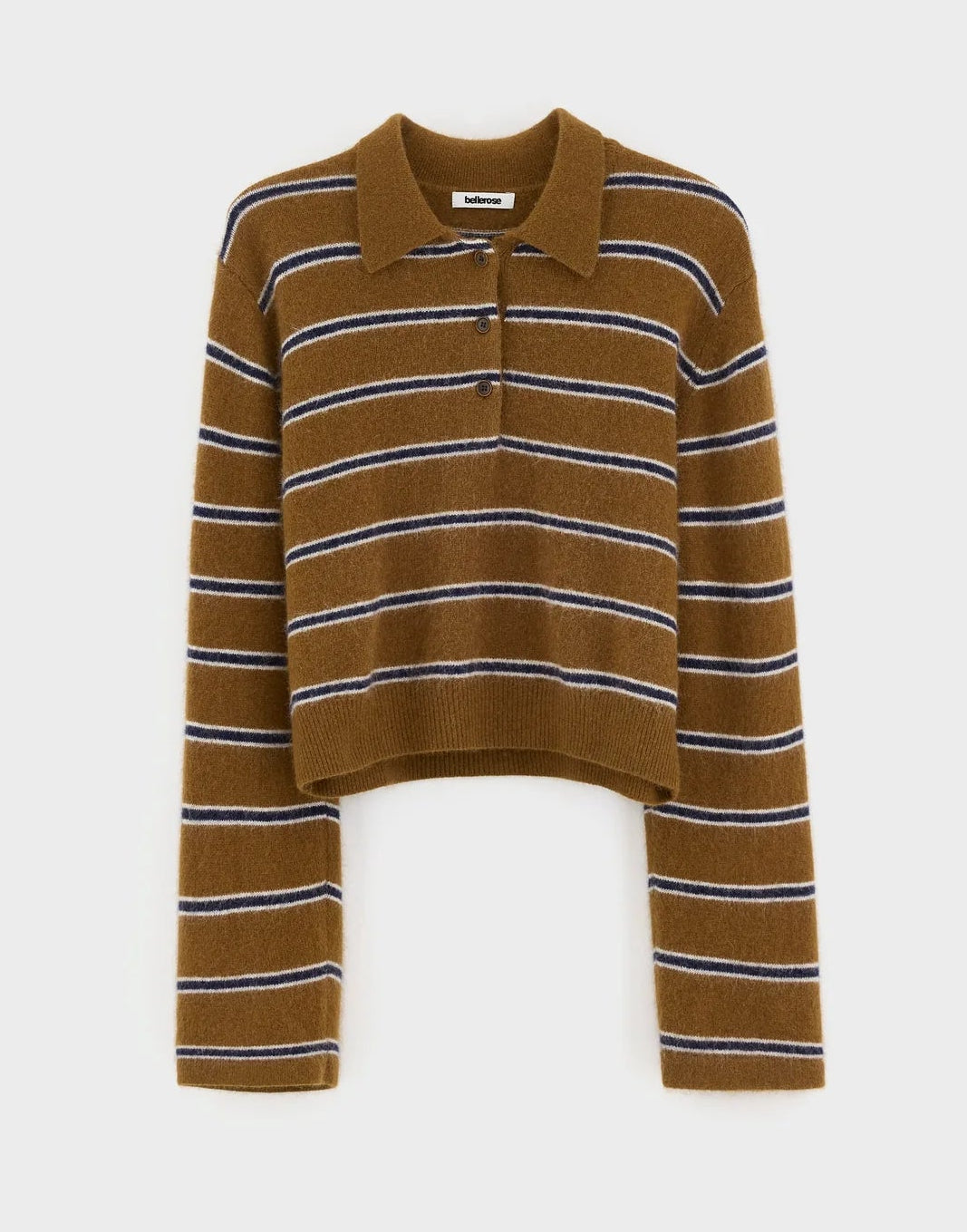 Bellerose Dussyr Striped Polo Sweater