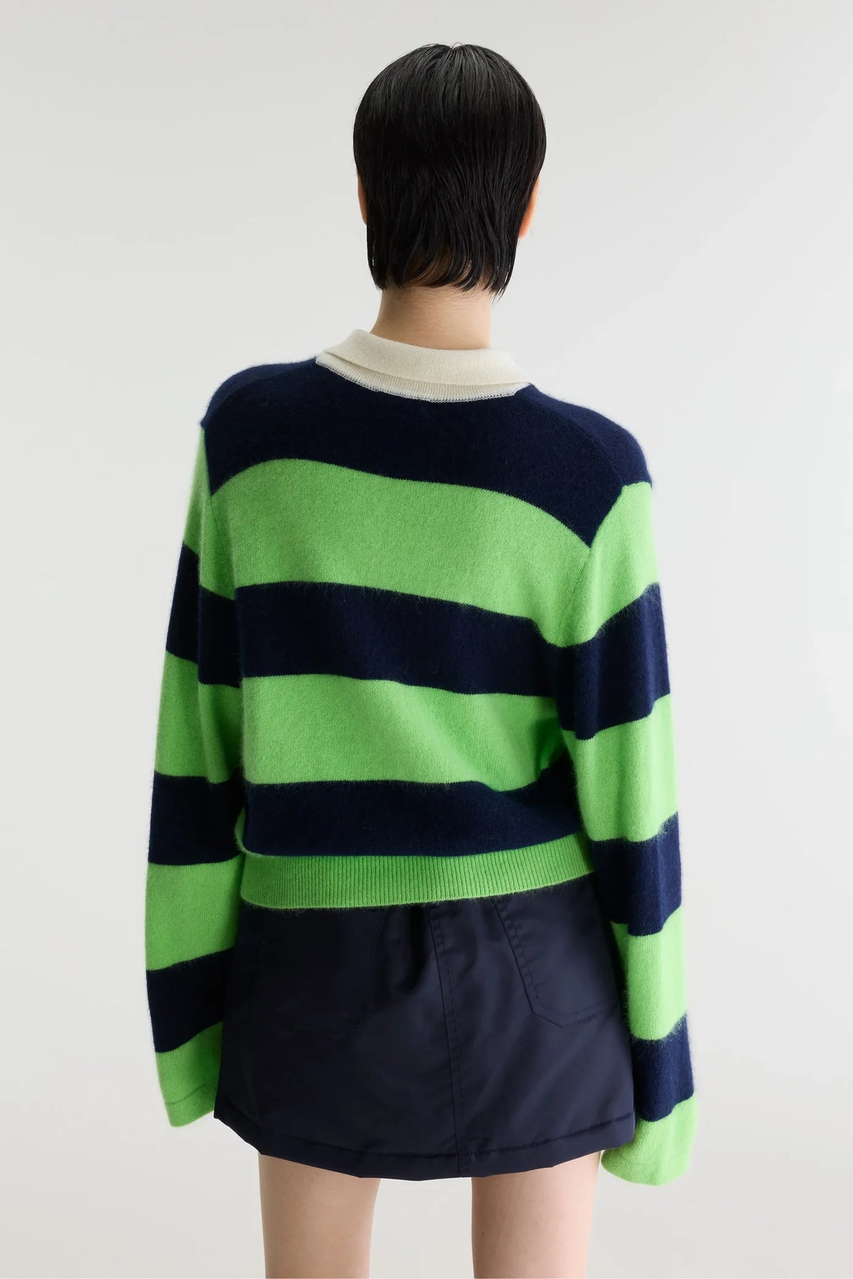 Bellerose Dusto Striped Polo Sweater