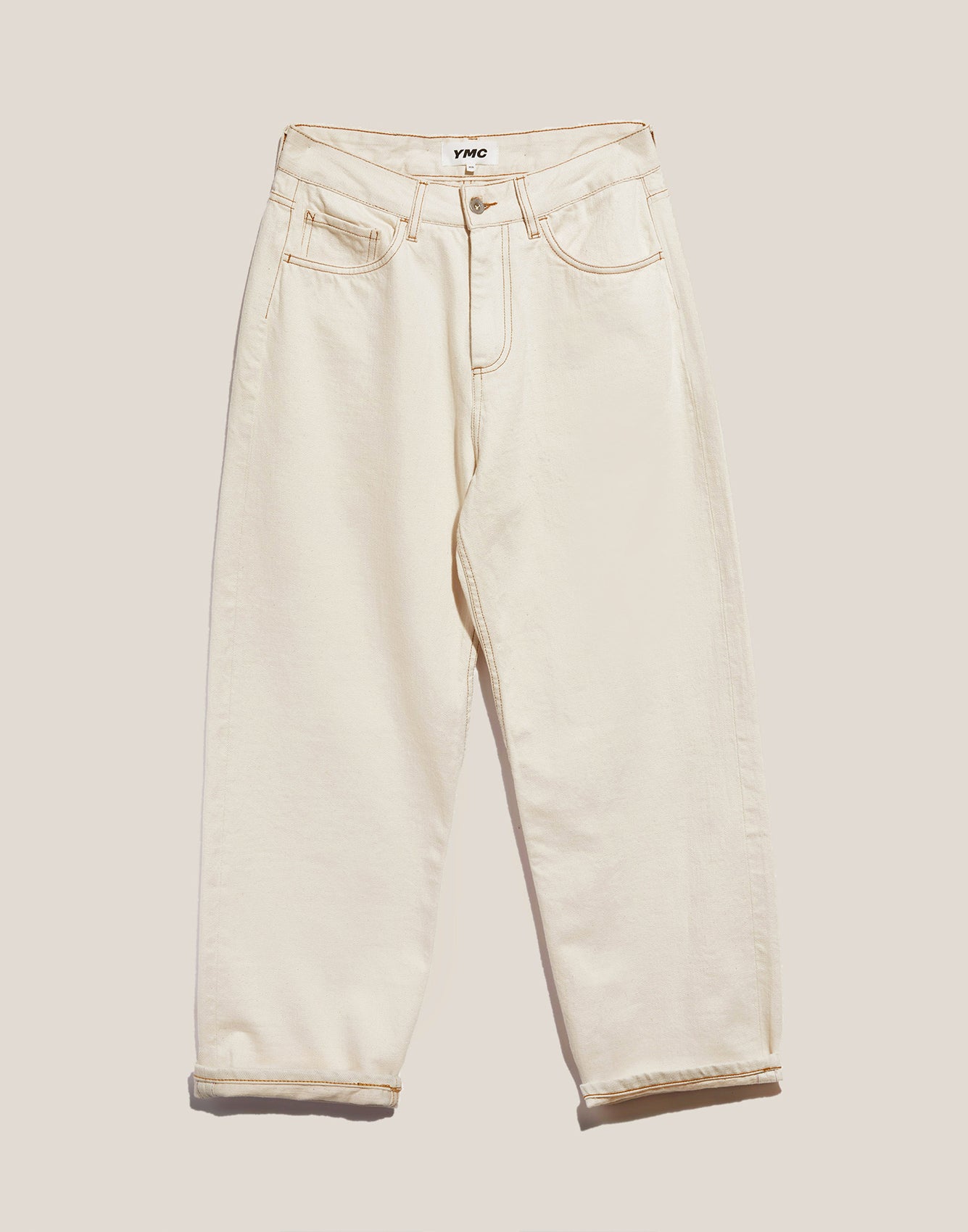 YMC Heart Silver Jean Ecru