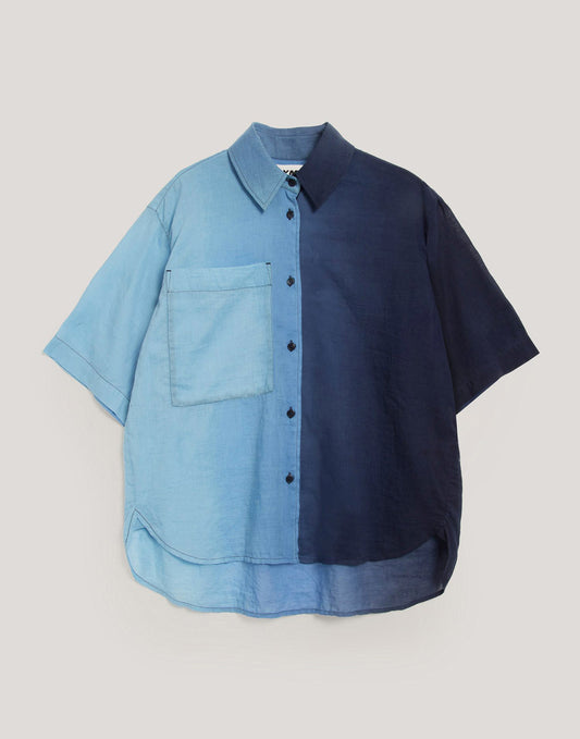 YMC Eva Shirt Blue