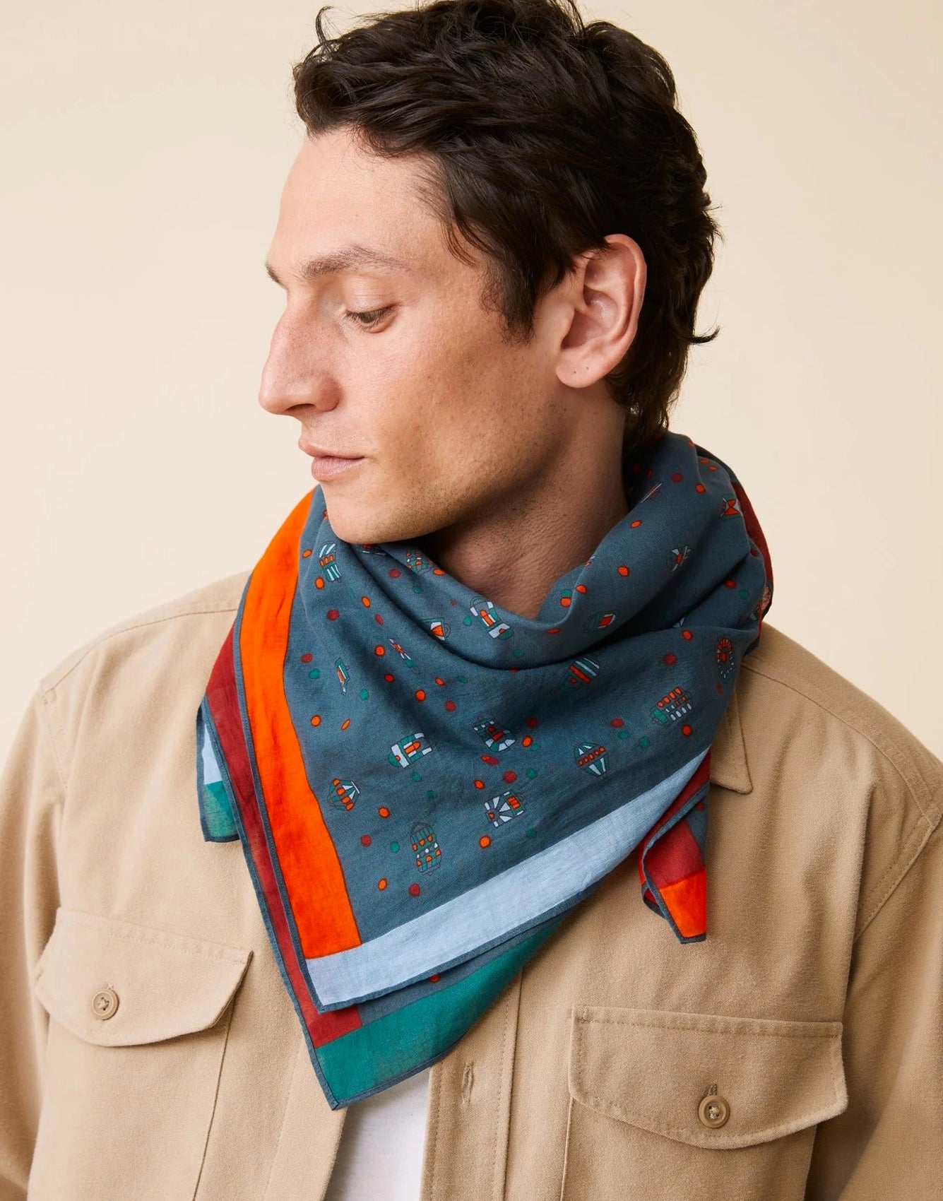 Moismont Foulard N°747 Duck Green