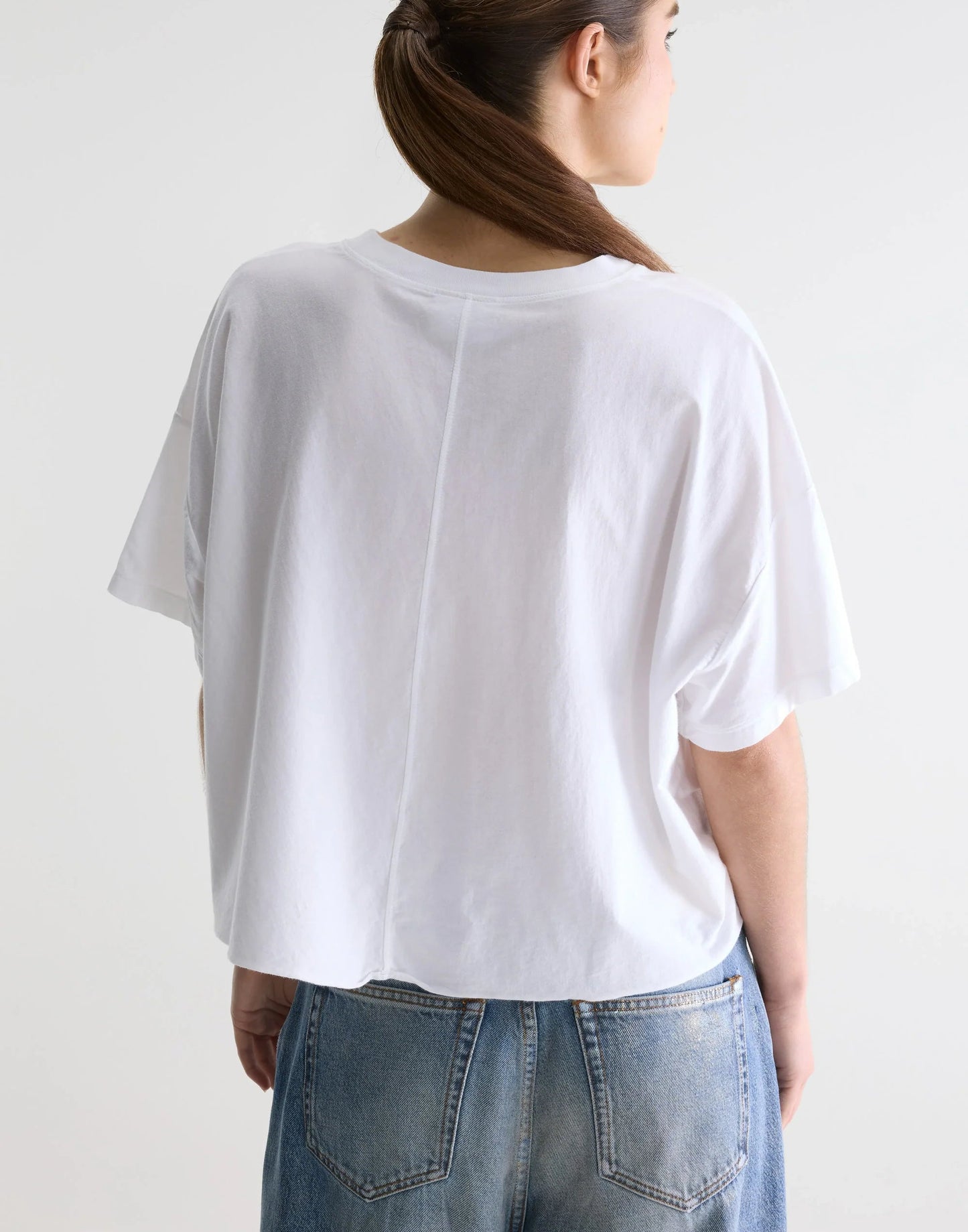 Bellerose Farpy Cropped T-shirt White