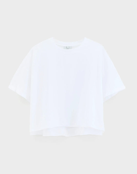 Bellerose Farpy Cropped T-shirt White
