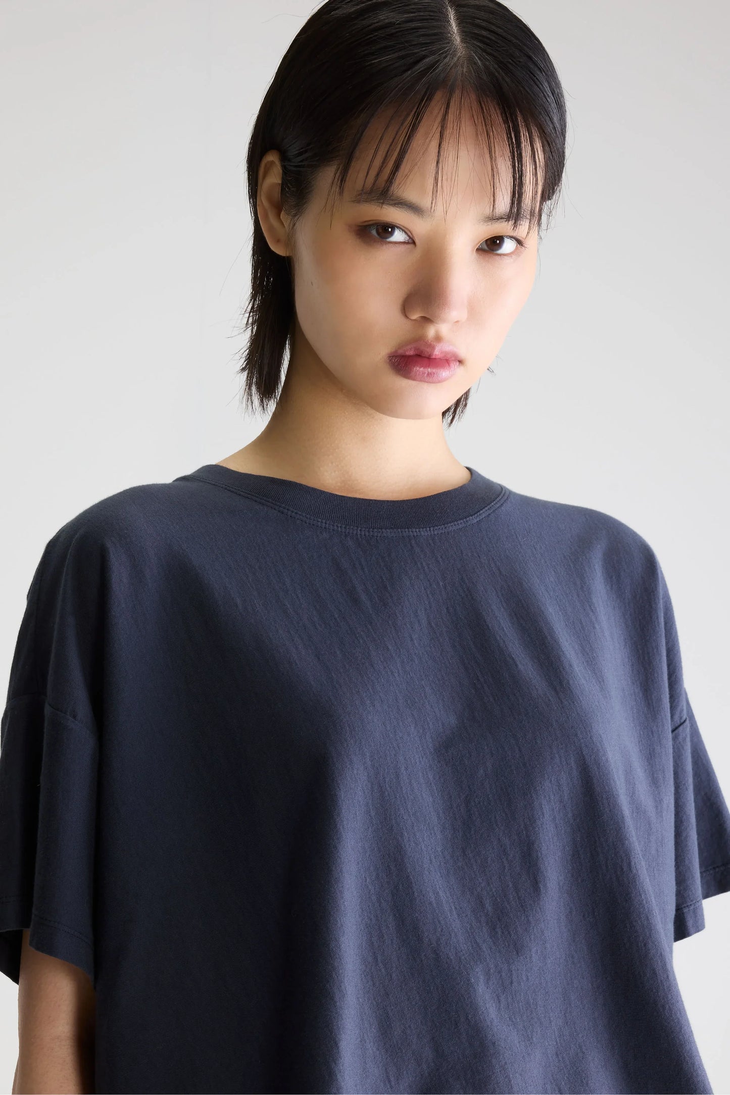 Bellerose Farpy Cropped T-shirt Navy
