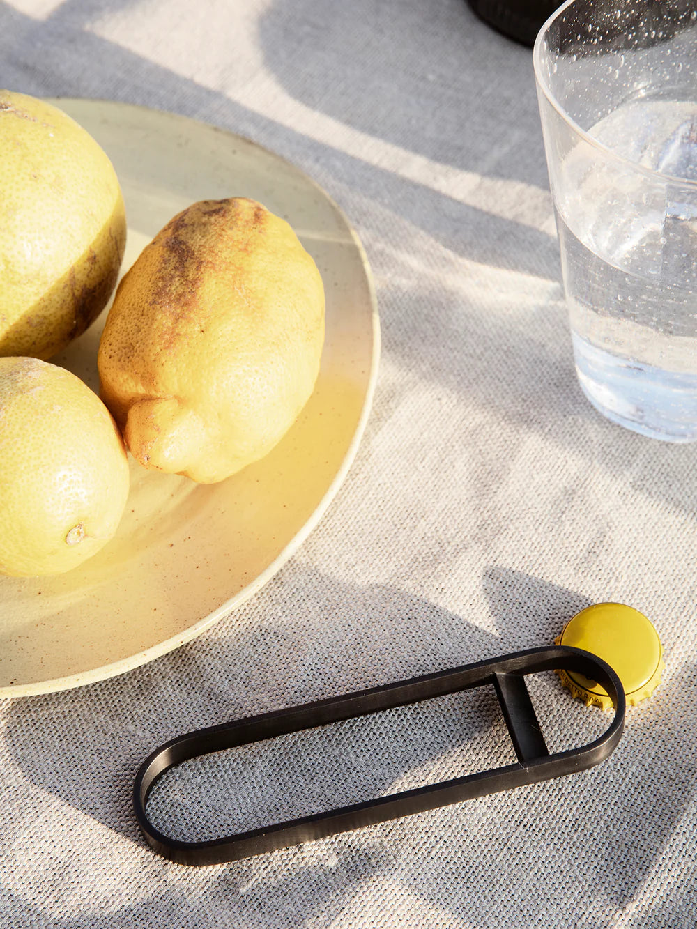 Ferm Living Fein Bottle Opener Black Brass