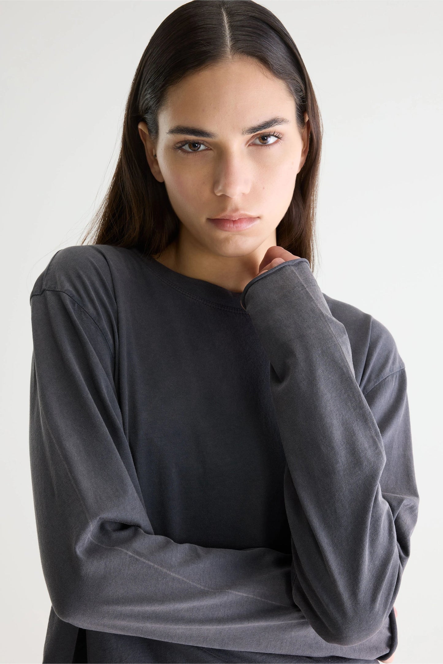 Bellerose Fercy Long-sleeve T-shirt Black Beauty