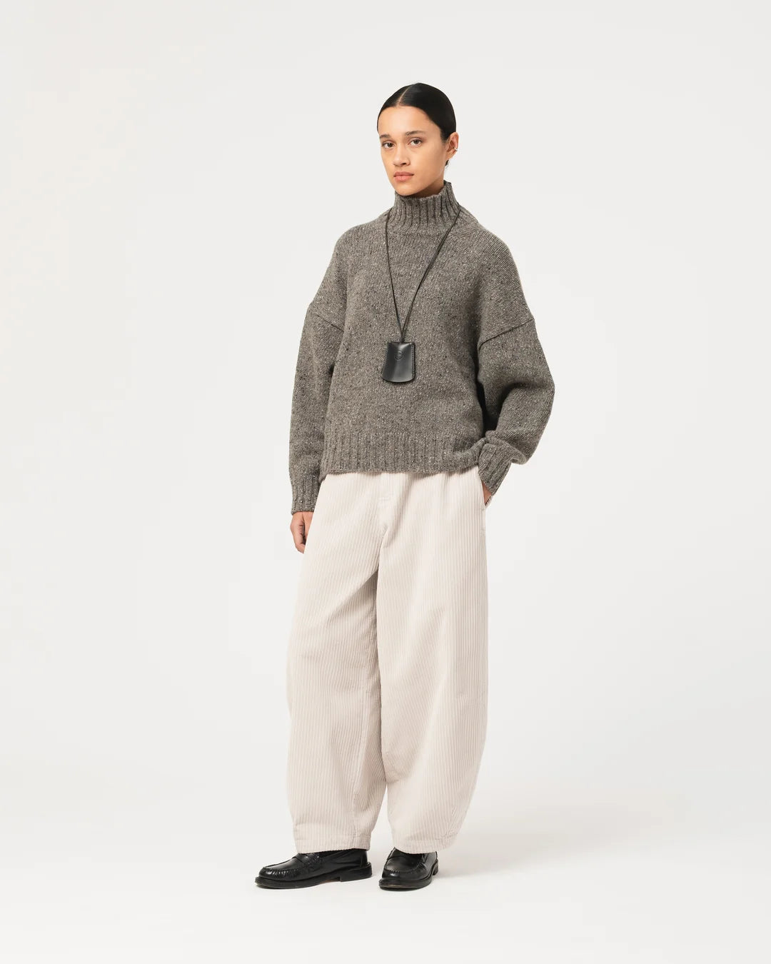 Girls Of Dust Cornish Sweater Neppy Wool Drizzle
