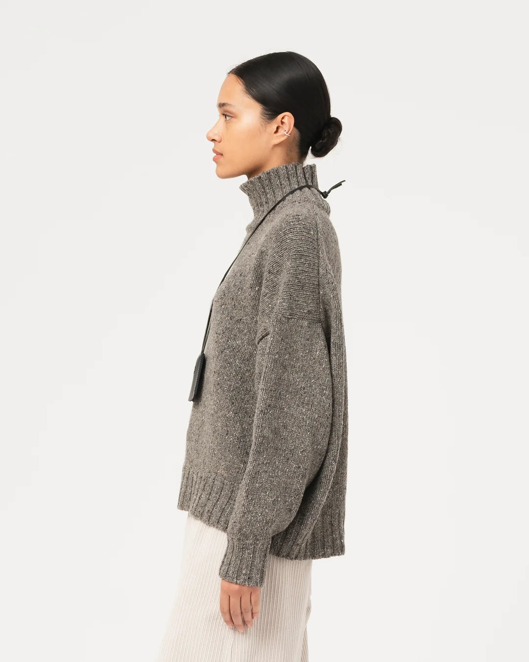 Girls Of Dust Cornish Sweater Neppy Wool Drizzle