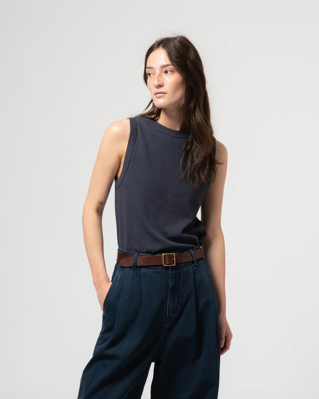 Girls of Dust PoJohnny Top Cotton Hemp India Blue