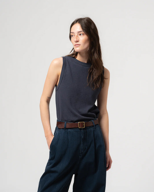 Girls of Dust PoJohnny Top Cotton Hemp India Blue