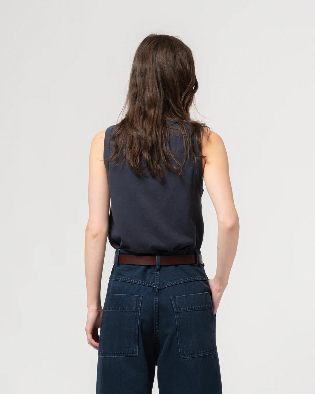 Girls of Dust PoJohnny Top Cotton Hemp India Blue