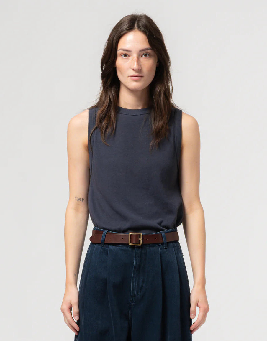 Girls of Dust PoJohnny Top Cotton Hemp India Blue