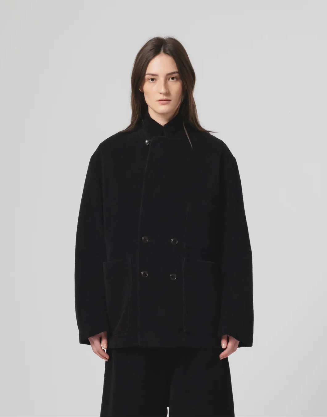 Girls Of Dust Maxi Blazer Dream Cord Black