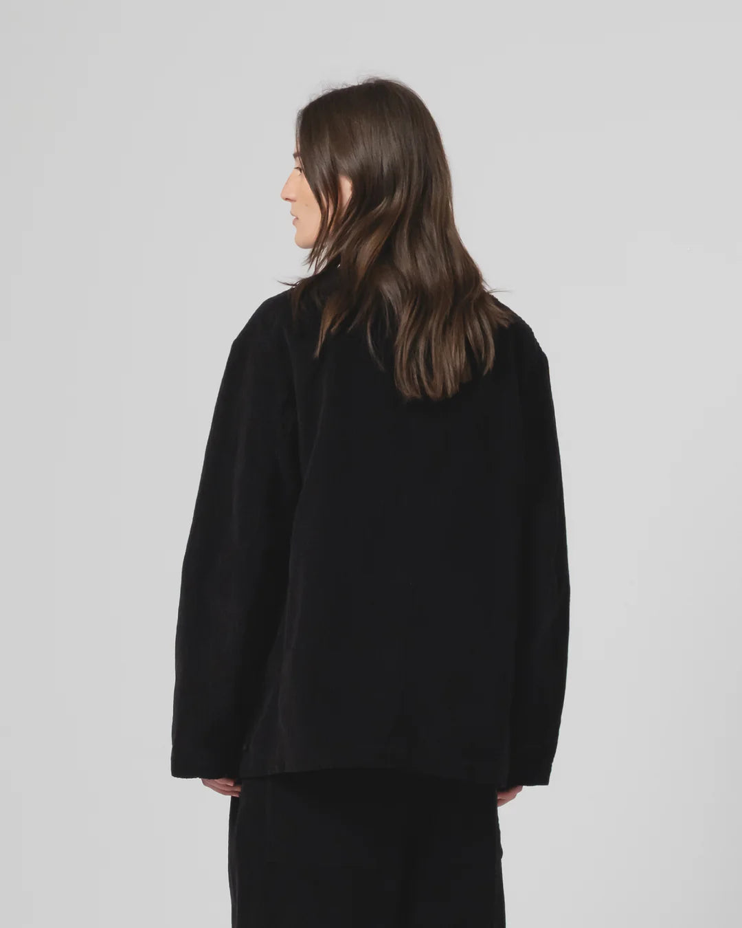 Girls Of Dust Maxi Blazer Dream Cord Black