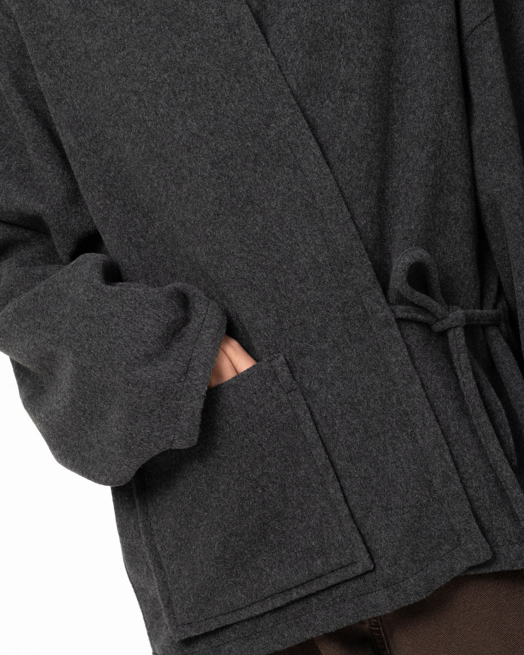 Girls Of Dust Meiji Kimono Pachuca Wool Grey Melange