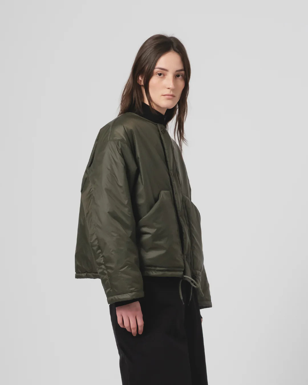 Girls Of Dust Nuclear Jacket Padded Fury Nylon Dusty Green