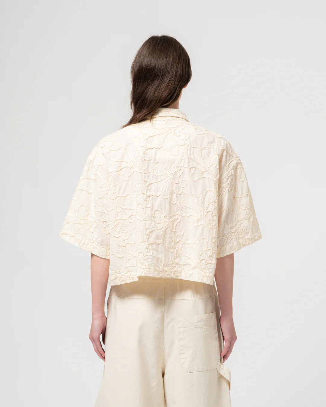 Girls of Dust Sumatra Shirt Lilly Cotton Wheat