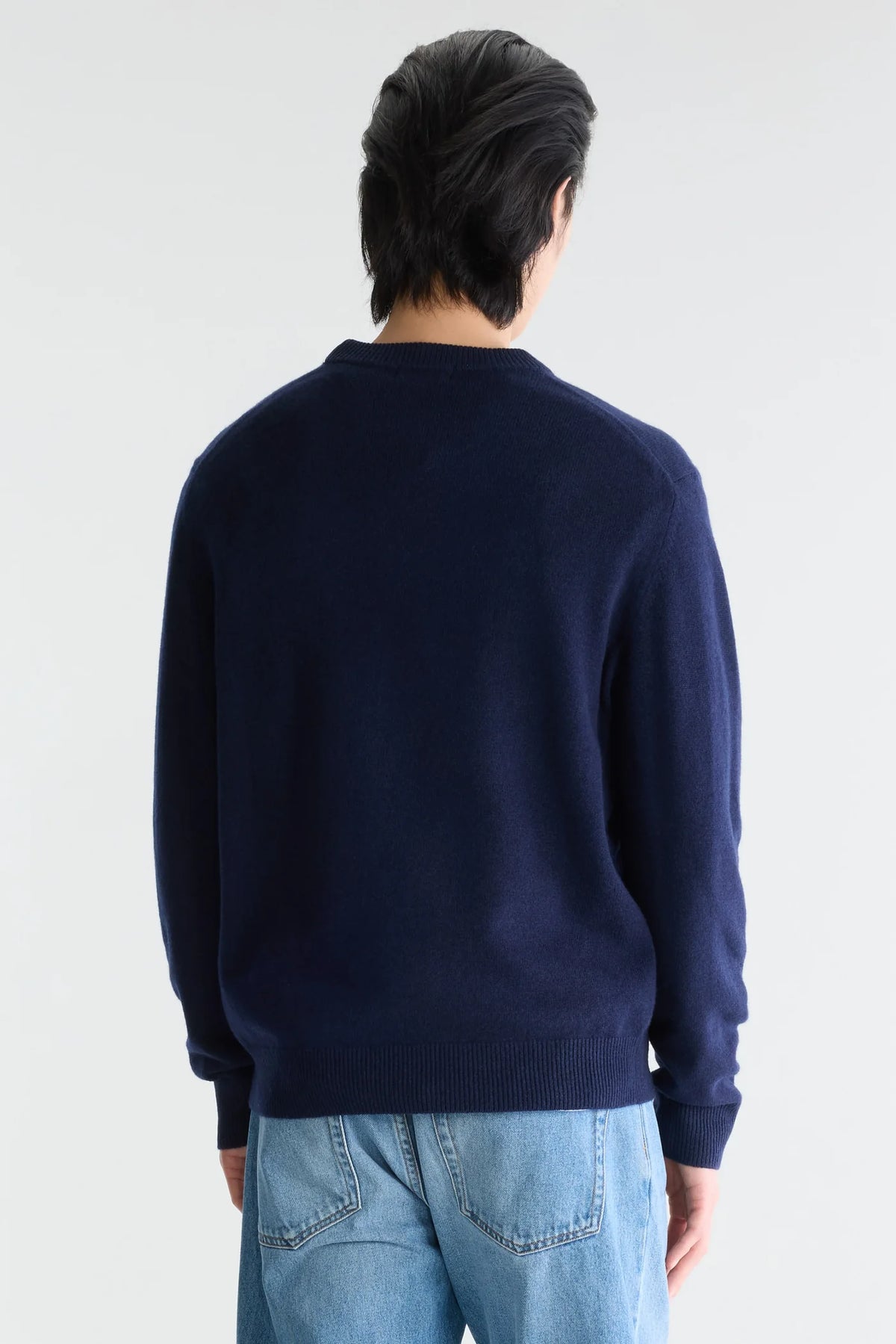 Bellerose Gak Classic Crewnwck Sweater Navy