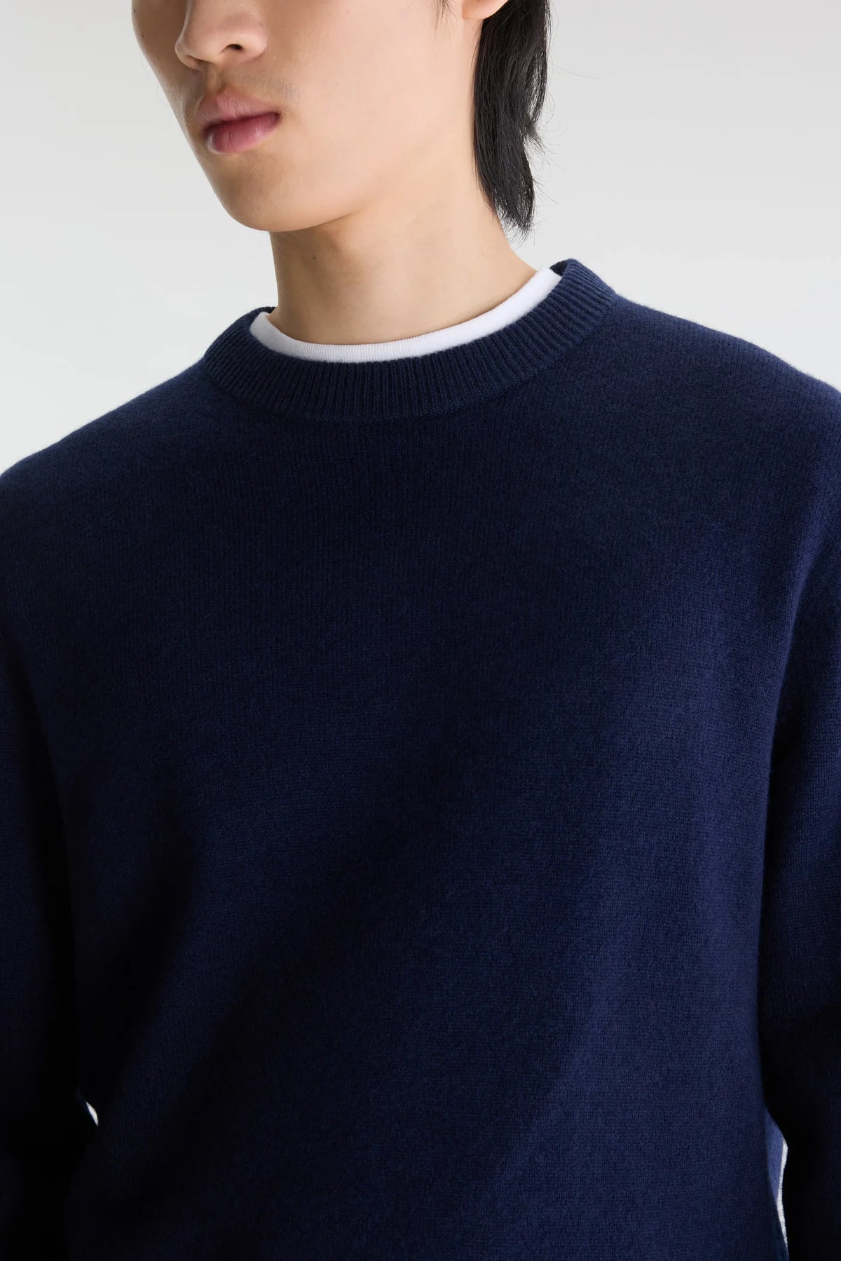 Bellerose Gak Classic Crewnwck Sweater Navy