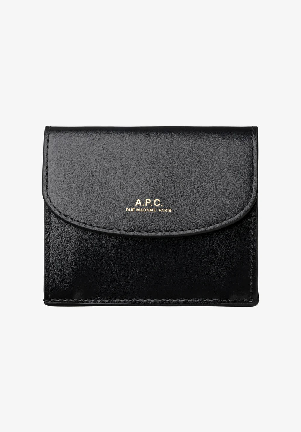 A.P.C. Genève Trifold Wallet Black