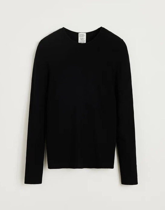 Aiayu Gentle Longsleeve Cotton Cashmere Black
