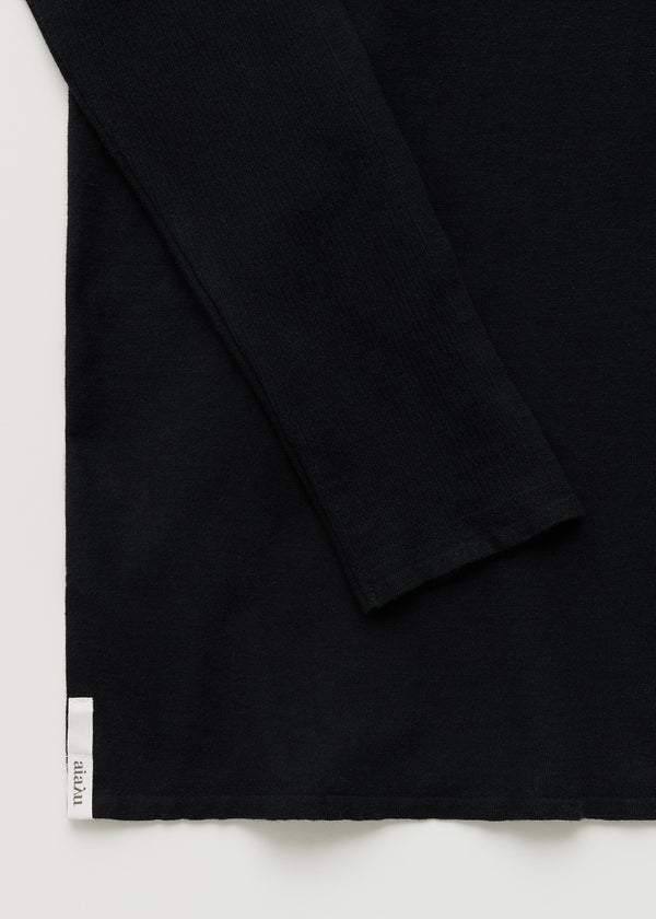 Aiayu Gentle Longsleeve Cotton Cashmere Black