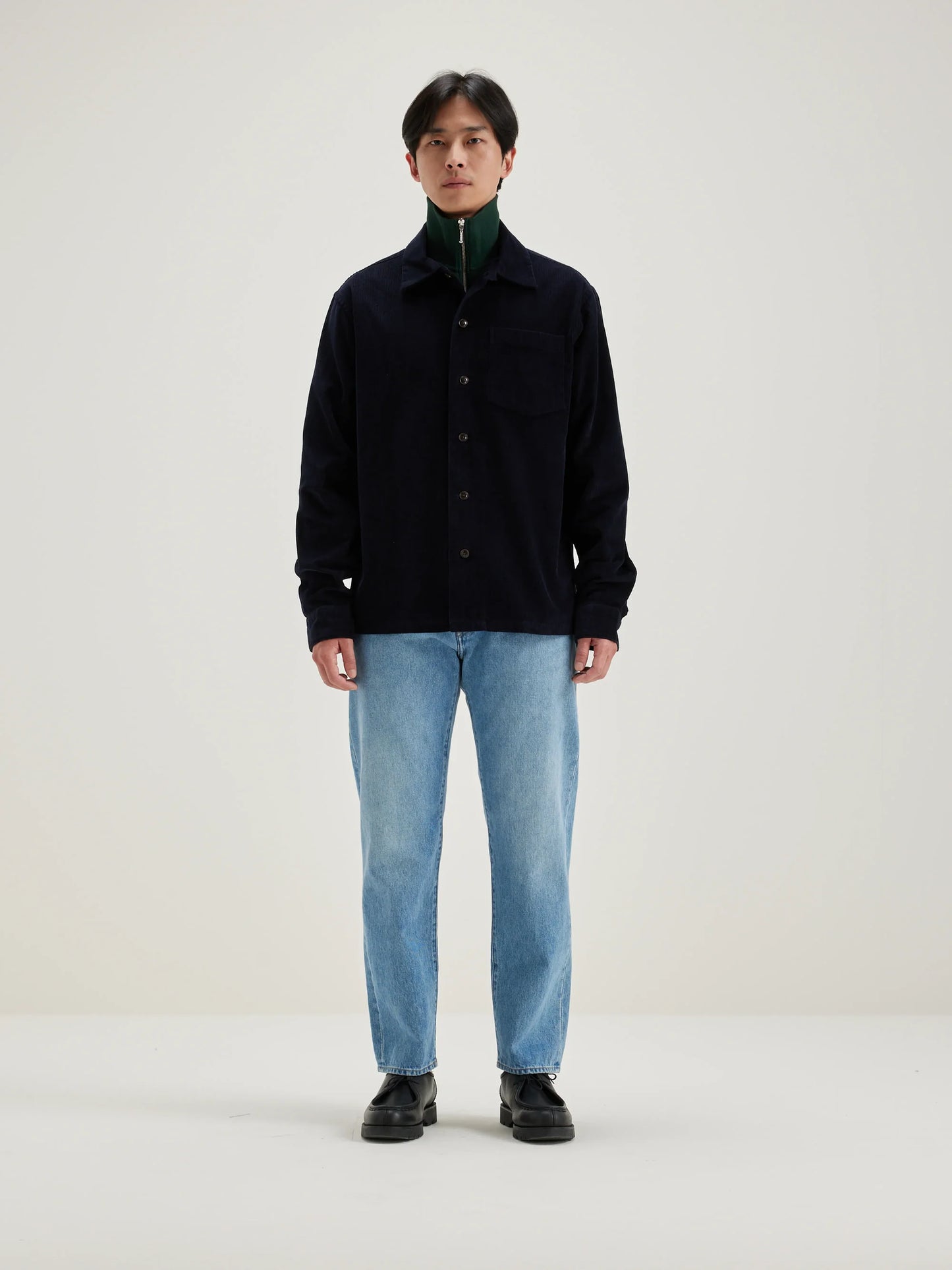 Bellerose Goney Corduroy Overshirt Navy