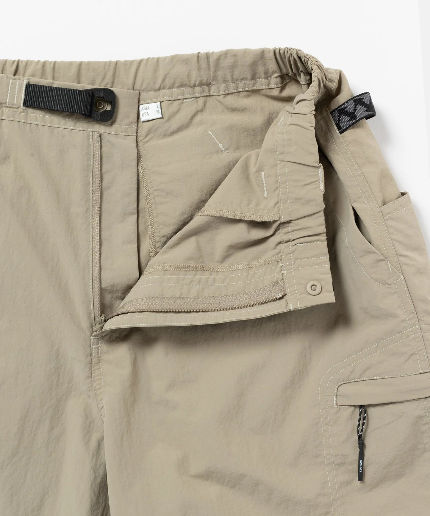 Gramicci Nylon Cliff Shorts Milk Tea