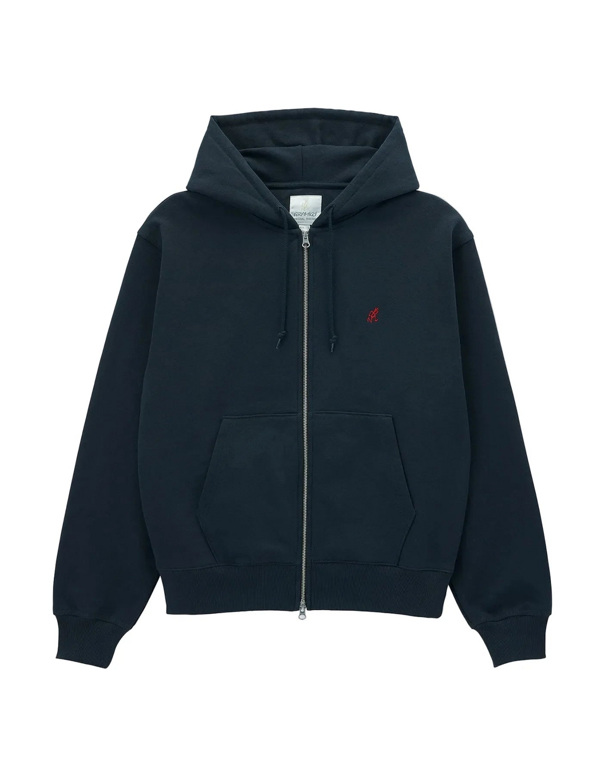 Gramicci One Point Zip Hooded Sweatshirt Vintage Black