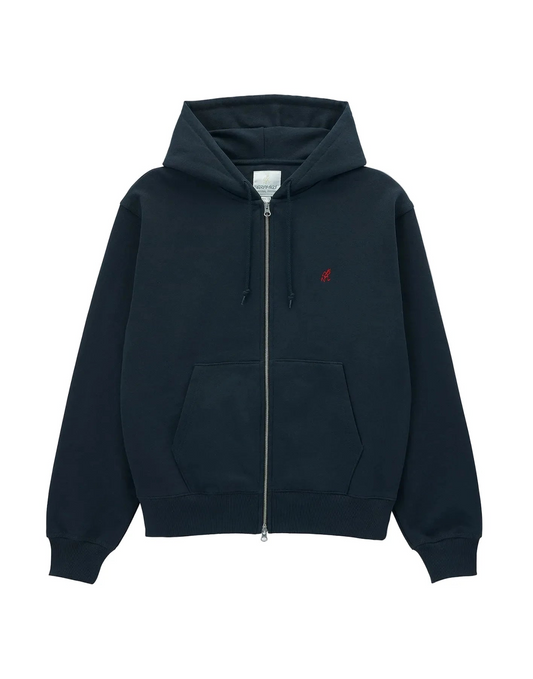 Gramicci One Point Zip Hooded Sweatshirt Vintage Black