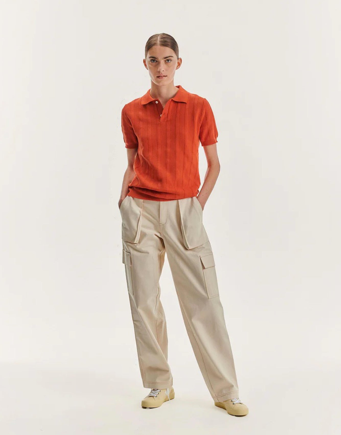 Noyoco Haring Polo Orange