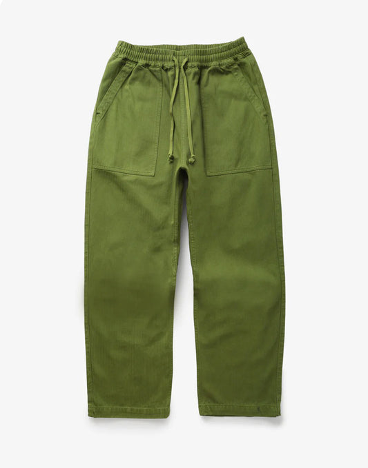 Service Works Herringbone Chef Pants - Pesto