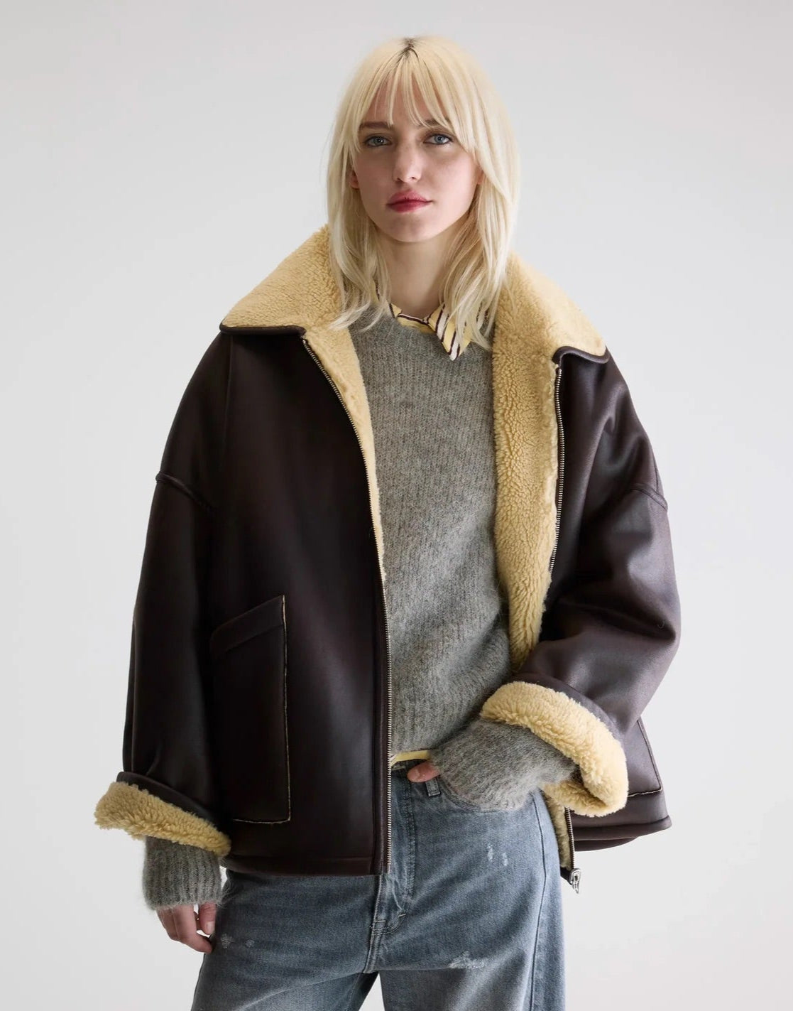 Bellerose Hestel Faux-lLeather Jacket